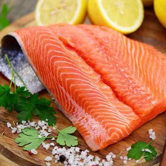 Organic Fresh Salmon Fish Fillet